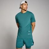 MyProtein MP Heren Hybrid Mesh T-Shirt - Rijk Groenblauw - XS