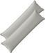 vidaXL - Kussensloop - 2 stuks - Houten - Grijs - 40 x 145 cm - Polyester