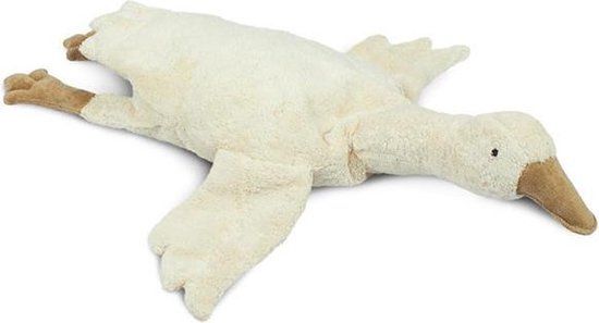 Senger Naturwelt Warmteknuffel Gans Large - Diverse Kleuren - Biologisch Katoen & Wol - 69cm - 2+ maanden