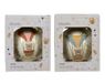 Decoris Kerstbal glas d10 cm wolwit a3 X