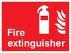 Viking Signs FZ334-A3L-V "Brandblusser" bord, Vinyl, 300 mm H x 400 mm W