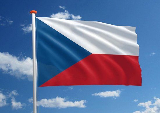 Tsjechische vlag - 90/150cm - Polyester