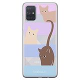 ERT GROUP mobiel telefoonhoesje voor Samsung A71 Babaco patroon Cats 014