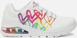Skechers Uno 2 Floating Love Sneakers Dames Wit