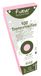Exacompta - Ref. 13535E - karton met 6 verpakkingen van 100 trapeziumvormige steekkaarten, geperforeerd, effen Forever - 105x240mm - Roze