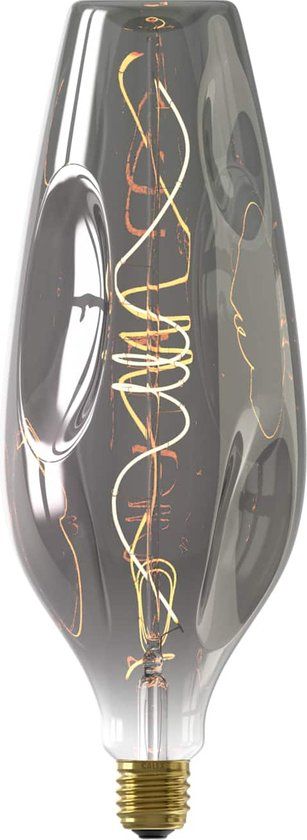 Calex Barcelona XXL Titanium E27 LED Lamp - Filament - Dimbaar - 4W - Warm Wit