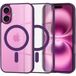 Techsuit MagSafe Pro Hard Case Back Cover hoesje voor Apple iPhone 16 Plus - Paars