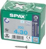 Spax Spaanplaatschroef RVS PK 4.0 x 30 (200)