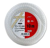 Chapuis FDB1410 gevlochten polypropyleen touw - treksterkte 1,7 T - diameter 14 mm - lengte 10 m - wit