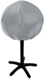 Merkloos Housse de barbecue étanche - Tissu Oxford 210D - 1 pièce - Housse anti-poussière - Housse de barbecue électrique - Convient pour l'intérieur et l'extérieur - Gris