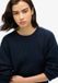 Superdry - Geborstelde trui met ronde hals - Dames - Acryl/Polyester/Polyamide - Dark Teal Twist