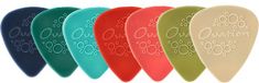 Ovation Diamond Picks Nylon Standard 351 Plectrums - Super Grip - Ronde Punt - 7-delige Mix Set