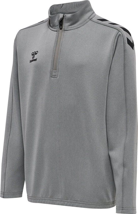Hummel Core XK Poly Half Zip Sweatshirt - Grey - Kids - Size 128