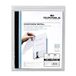 Durable 485102 Inserts voor deurborden Info Sign and Click Sign, 149 x 105,5 mm, zak 10 stuks, wit.