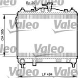 Valeo Radiateur 734912 | Compatibel met: HYUNDAI GETZ