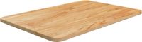 vidaXL - Wastafelblad - 60x40x1,5cm - behandeld - massief - hout - lichtbruin