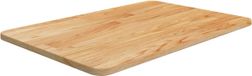 vidaXL - Wastafelblad - 60x40x1,5cm - behandeld - massief - hout - lichtbruin