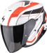 Scorpion EXO-Z1 Vue Jethelm - Zwart/Rood/Wit - Maat XL