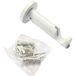 Secodir - 1 Support Ouvert Pour Tringle À Rideaux Ø20 Métal Couleur Blanche