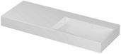 Wastafel INK United Wastafel Porselein Rechts met 1 Kraangat - 1200x450x110 mm - Glans Wit