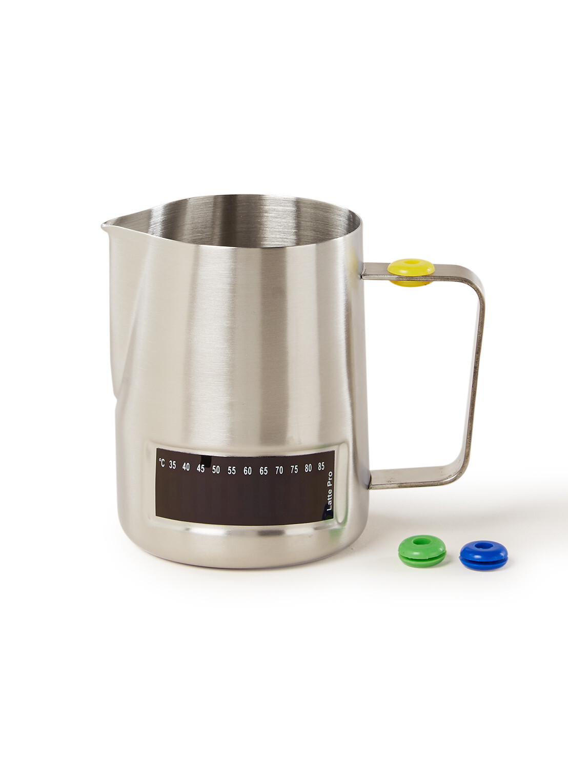 Latte Pro Melkkan Met Thermometer 0,48L RVS