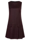 Ana Alcazar Robe 'Adeba' or / bordeaux