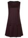 Ana Alcazar Robe 'Adeba' or / bordeaux