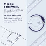 imoshion Apple Siliconen⁺ bandje - Geschikt voor Apple Watch 1 t/m 11, SE, Ultra (2/3) - 44/45/46/49 mm - Groen