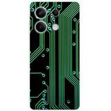 Xiaomi Redmi Note 13 5G Bedrukt siliconen hoesje Texture circuit geek
