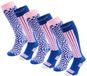 Poederbaas Skisokken Dames - 6 paar - Ballpoint Blue - Maat 35/38