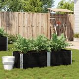 Maison Exclusive - Jardinière Noir 150x50 cm Bois massif Pin