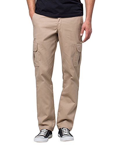 Dickies Slim-Straight Stretch-Twill Cargobroek - Heren - Woestijn Zand V1 - 32W / 32L