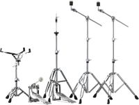Yamaha HW680W – Drum Hardware Set – 600‑Series – Double‑Braced – Complete 5‑delige Hardware Pack