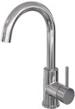 Brauer Chrome Carving Hoge Opbouw Wastafelmengkraan met Draaibare Ronde Uitloop Model A Chroom