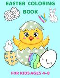 Easter Coloring Book for Kids Ages 4–8 | Cute Easter Bunnies, Eggs and Spring Animals | Fun Easter Activity Book for Boys and Girls | Large 8.5 x 11 Coloring Pages