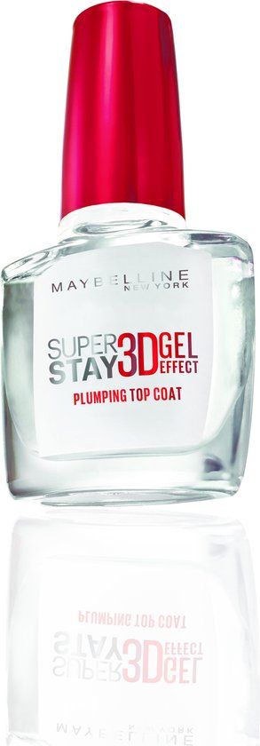 Maybelline SuperStay 7 Days 3D Gel Topcoat - 01 Transparent - 10ml