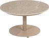 4 Seasons Outdoor Boaz Keramiek Koffietafel Vierkant Bruin / Latte, Taupe Aluminium 60x60x1 cm