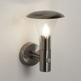 Searchlight Projecteur d'extérieur avec détecteur de mouvement - 18 x 28 cm - IP44 - Acier inoxydable