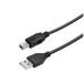 Vivanco VNITUSBAB30MMK câble USB USB 2.0 3 m USB A USB B Noir