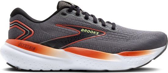 Brooks Glycerin 21 Hardloopschoenen Heren - Grijs/Rood - Maat 45