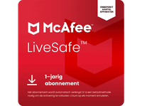 McAfee LiveSafe Unlimited 1 Year Antivirus