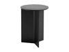 HAY Table d'appoint Slit high Ø35 cm Chêne laqué noir