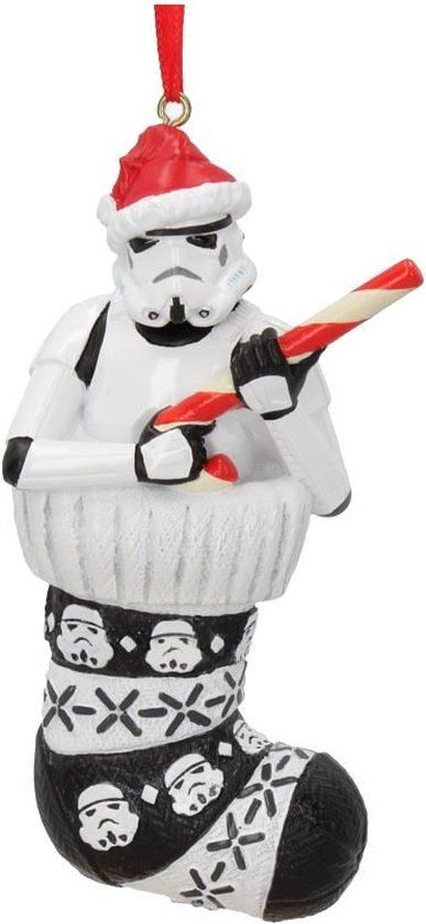 Nemesis Now Star Wars Kerstbal Stormtrooper in Stocking