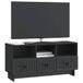 vidaXL TV-kast met lade Zwart 102 x 34,5 x 50 cm Bewerkt hout