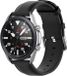 By Qubix Qubix Classic Leren Bandje Zwart 20mm voor Garmin Vivoactive 6/5/3