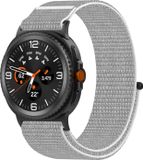Wigento Samsung Smartwatch-band voor Galaxy Watch 9 / 8 / 8 Classic, nylon, grijs