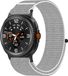 Wigento Samsung Smartwatch-band voor Galaxy Watch 9 / 8 / 8 Classic, nylon, grijs
