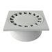 FIRST PLAST Sifon van Polypropyleen 200 x 200 mm Grijs