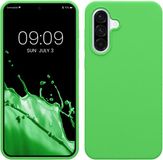 kwmobile telefoonhoesje geschikt voor Samsung Galaxy A36 5G - Hoesje met siliconen coating - Smartphone case in limoengroen
