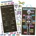 Bol Human skeleton craft kit - Set of 4 - Foam stickers - Ages 4+